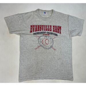 VINTAGE Evansville East Tournament Champion 1998 T-shirt Men Large Single Stitch
